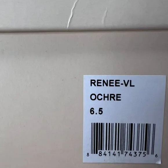 Loeffler Randall Renee-VL Knot Heel Velvet Sandal Ochre Women 6.5B Anthropologie - Picture 11 of 11